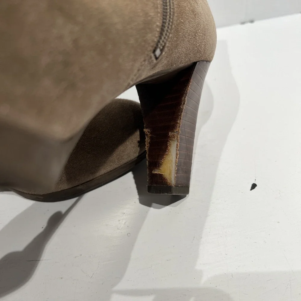 Franco‎ Sarto Suede Boots with Ankle Buckle Detail - Idrina Desert Brown 9.5